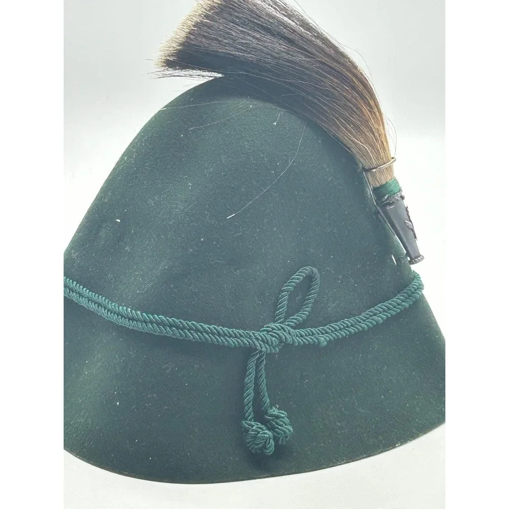 Vtg Bavarian Alpine Tyrolean Octoberfest  wool Felted HAT Hunting Pin & Socks